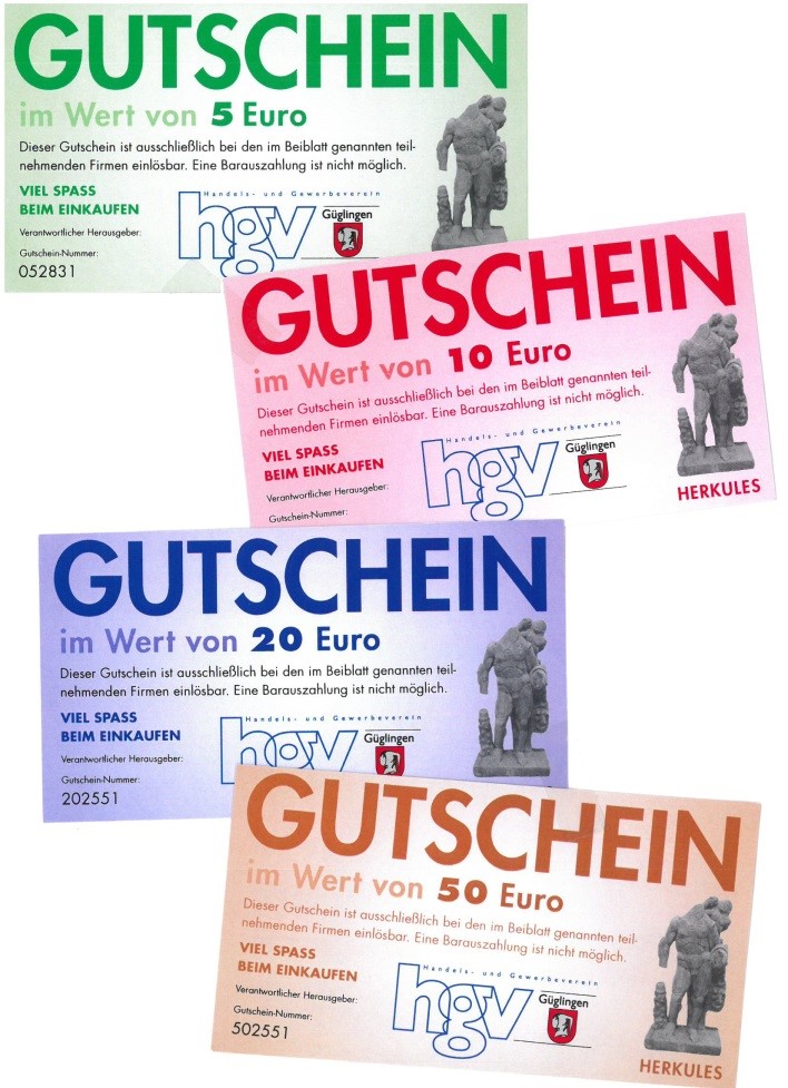 HERKULES Gutscheine